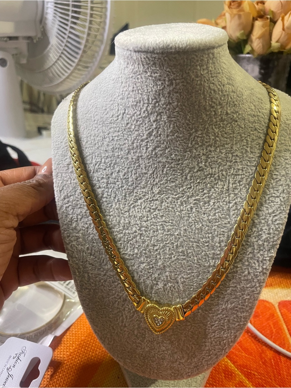 Heart stainless steel necklace